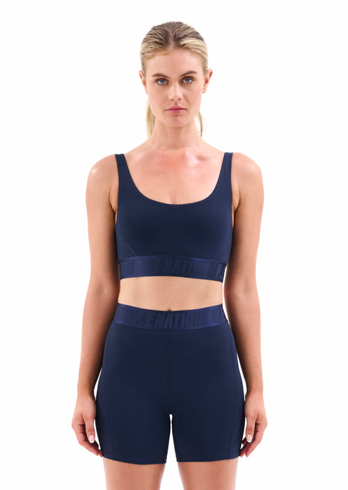 BACKCHECK SPORTS BRA IN DARK NAVY
