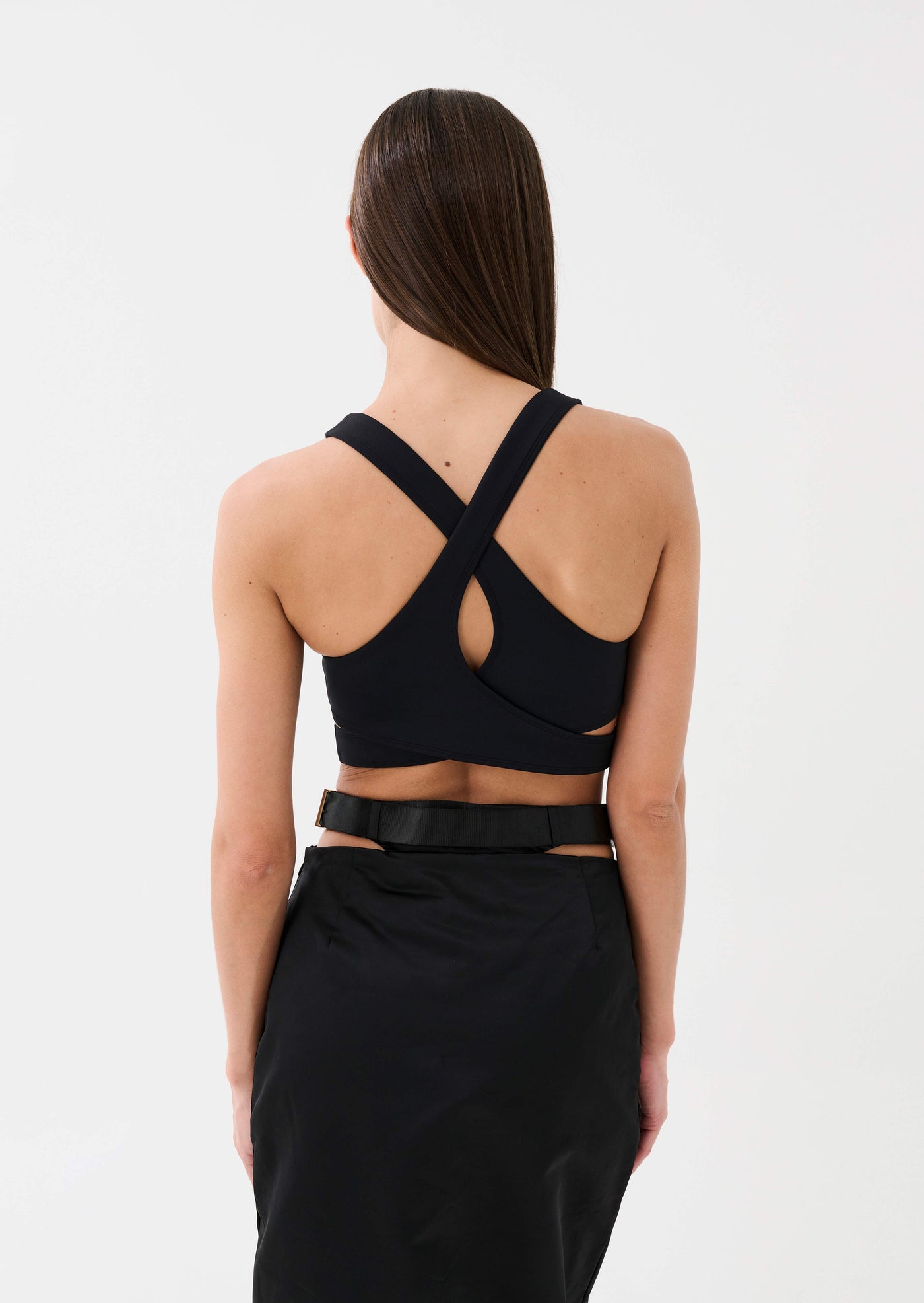 MID TOWN SPORTS BRA IN BLACK