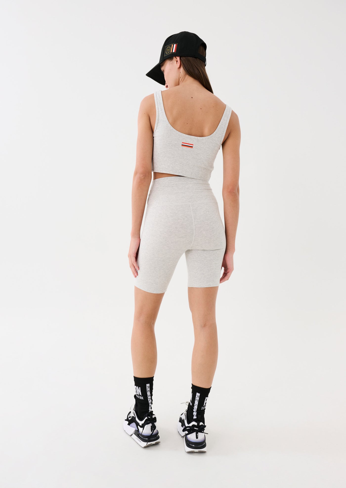 THE LEADOFF ORGANIC COTTON SHORT IN GREY MARL