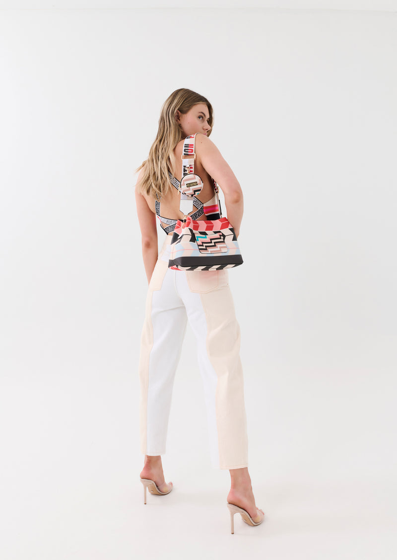 PARAMOUNT CROSS BODY BAG IN AZTEC PRINT