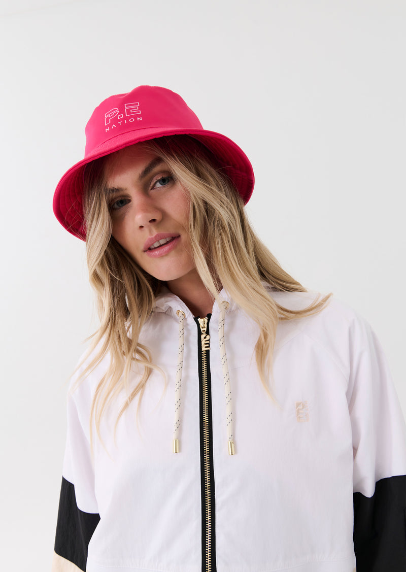 HEADS UP BUCKET HAT IN PINK GLO