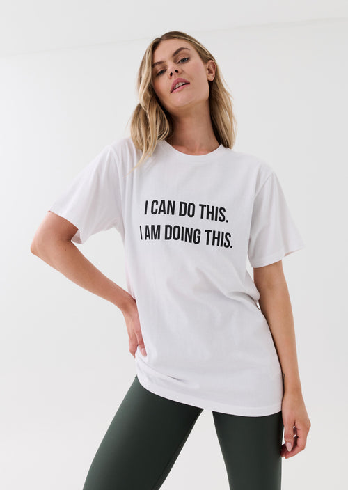 ENERGY TEE IN OPTIC WHITE