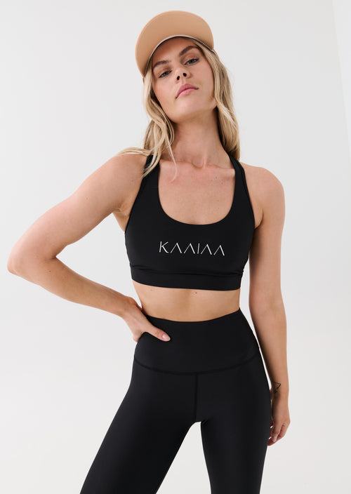 EMPOWER SPORTS BRA IN BLACK