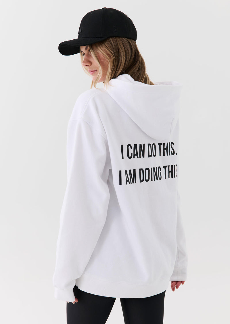 FREEDOM HOODIE IN OPTIC WHITE
