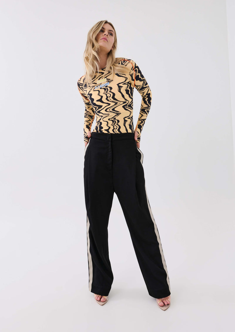 NEW WAVE LS TOP IN LIQUIFY PRINT