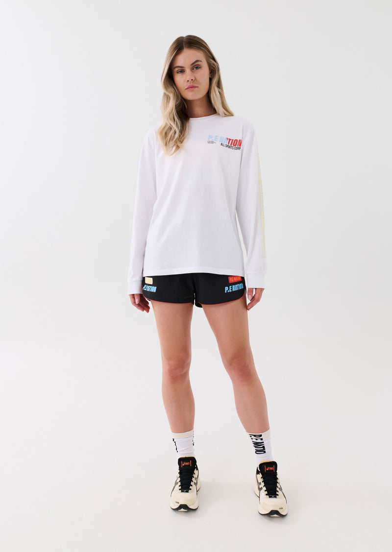 ELECTRIFY LS TEE IN WHITE