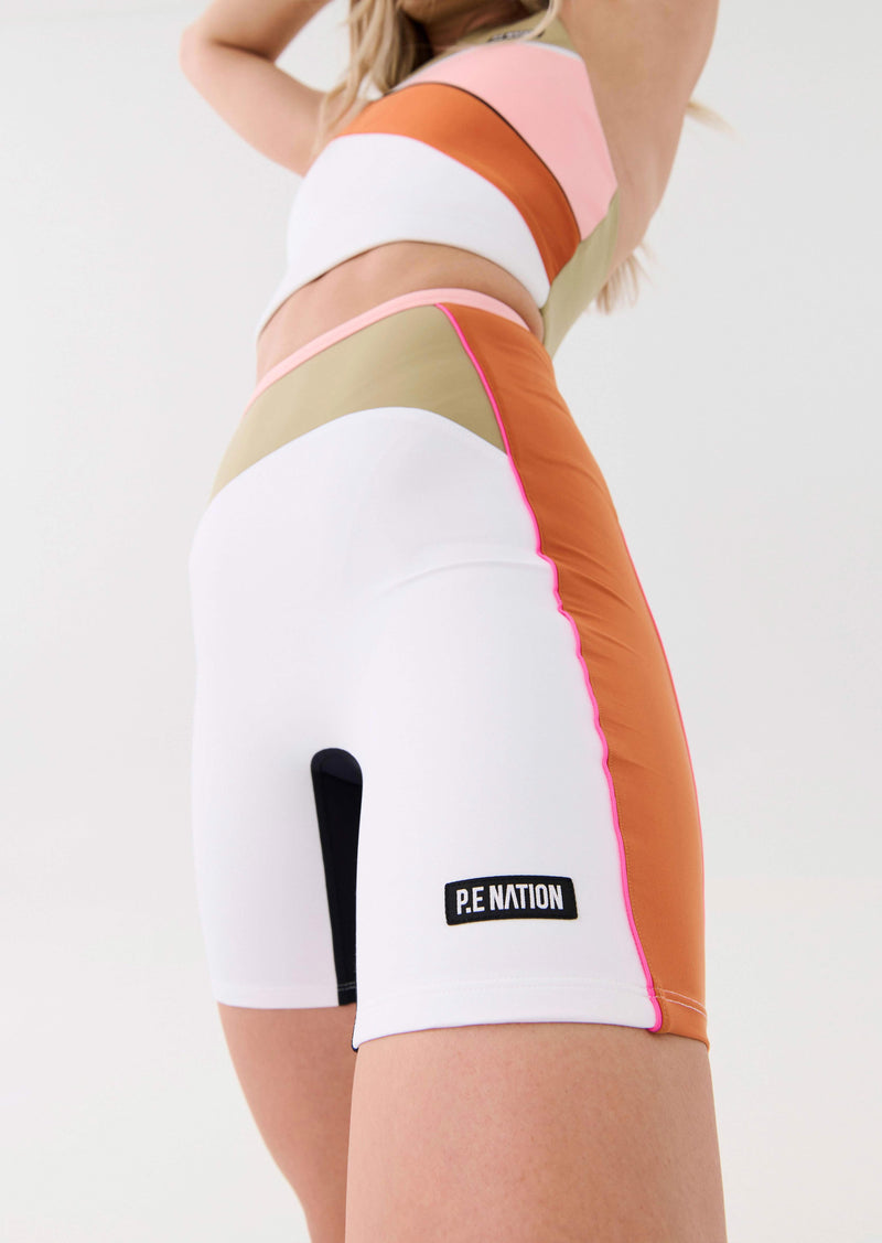 AIRTIME BIKE SHORT IN OPTIC WHITE