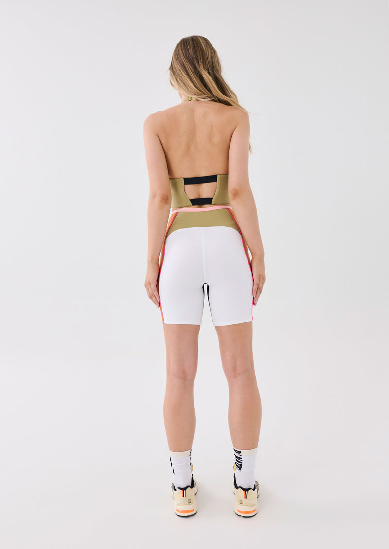 AIRTIME BIKE SHORT IN OPTIC WHITE