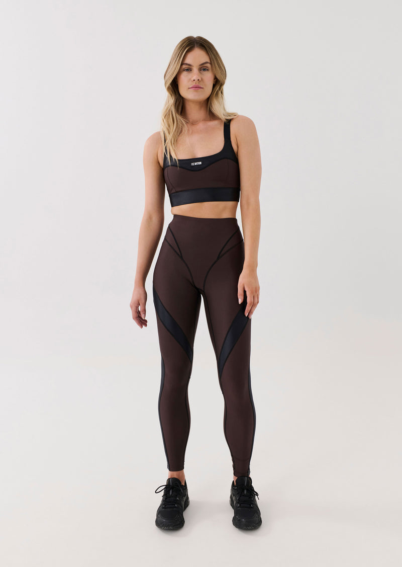 MASTERY LEGGING IN COFFEE BEAN