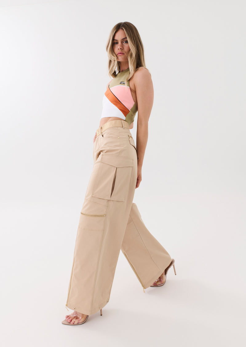 COMBAT PANT IN BEIGE