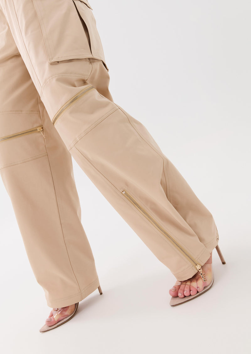 COMBAT PANT IN BEIGE