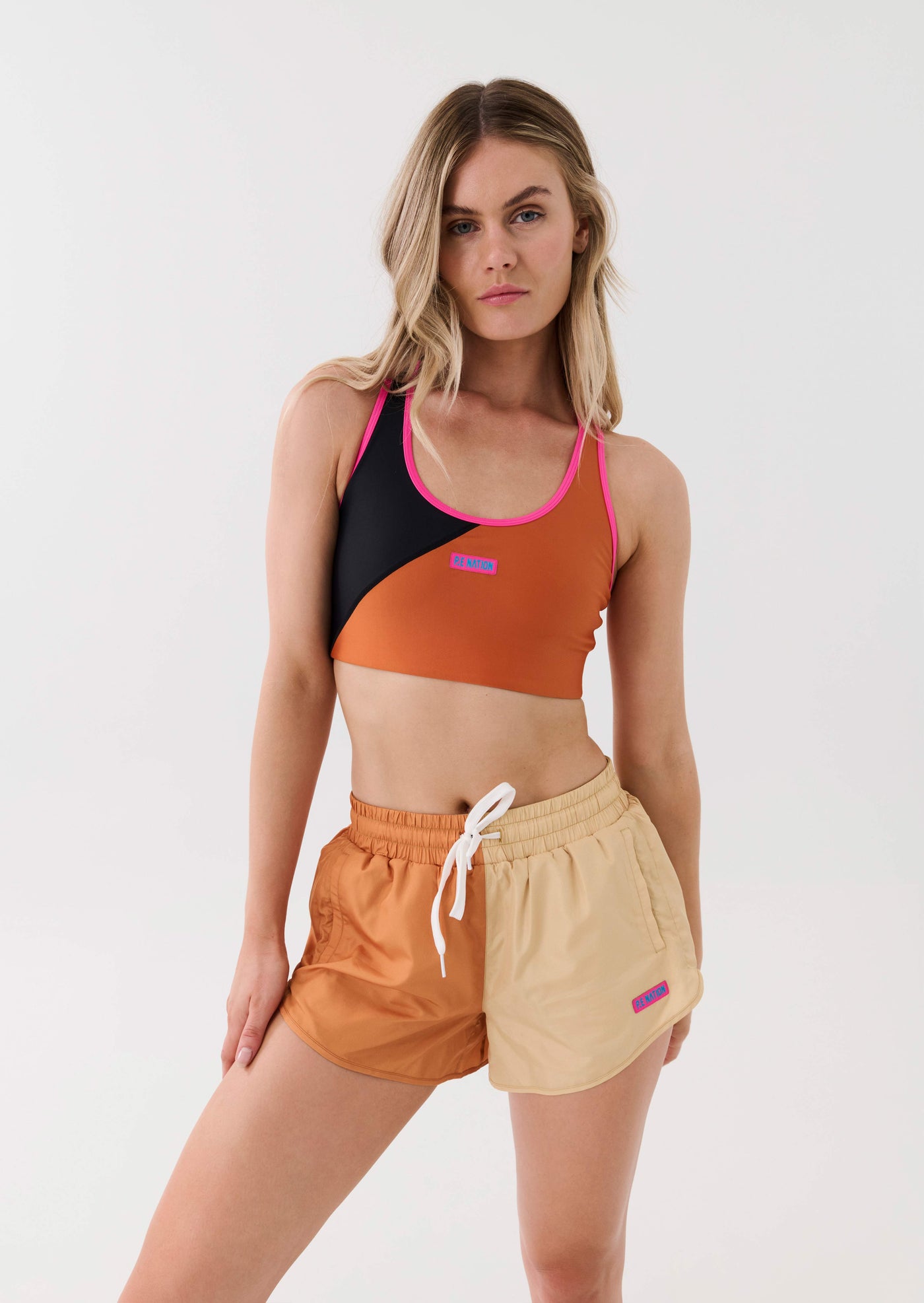 RUNYON SPORTS BRA IN GOLDEN OAK