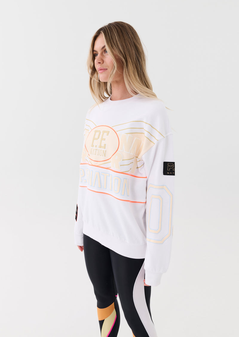 ROGUE SWEAT IN OPTIC WHITE