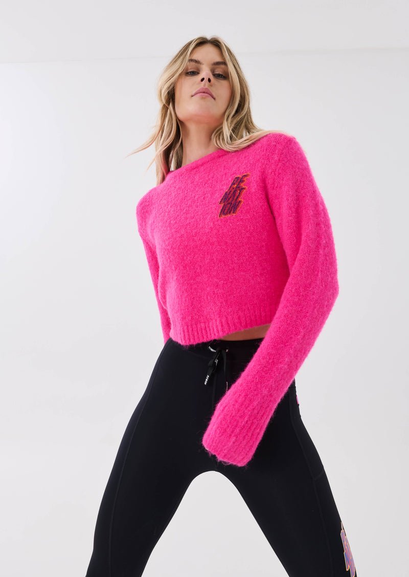 Dondi Knit Sweat Pink Glo P.E Nation