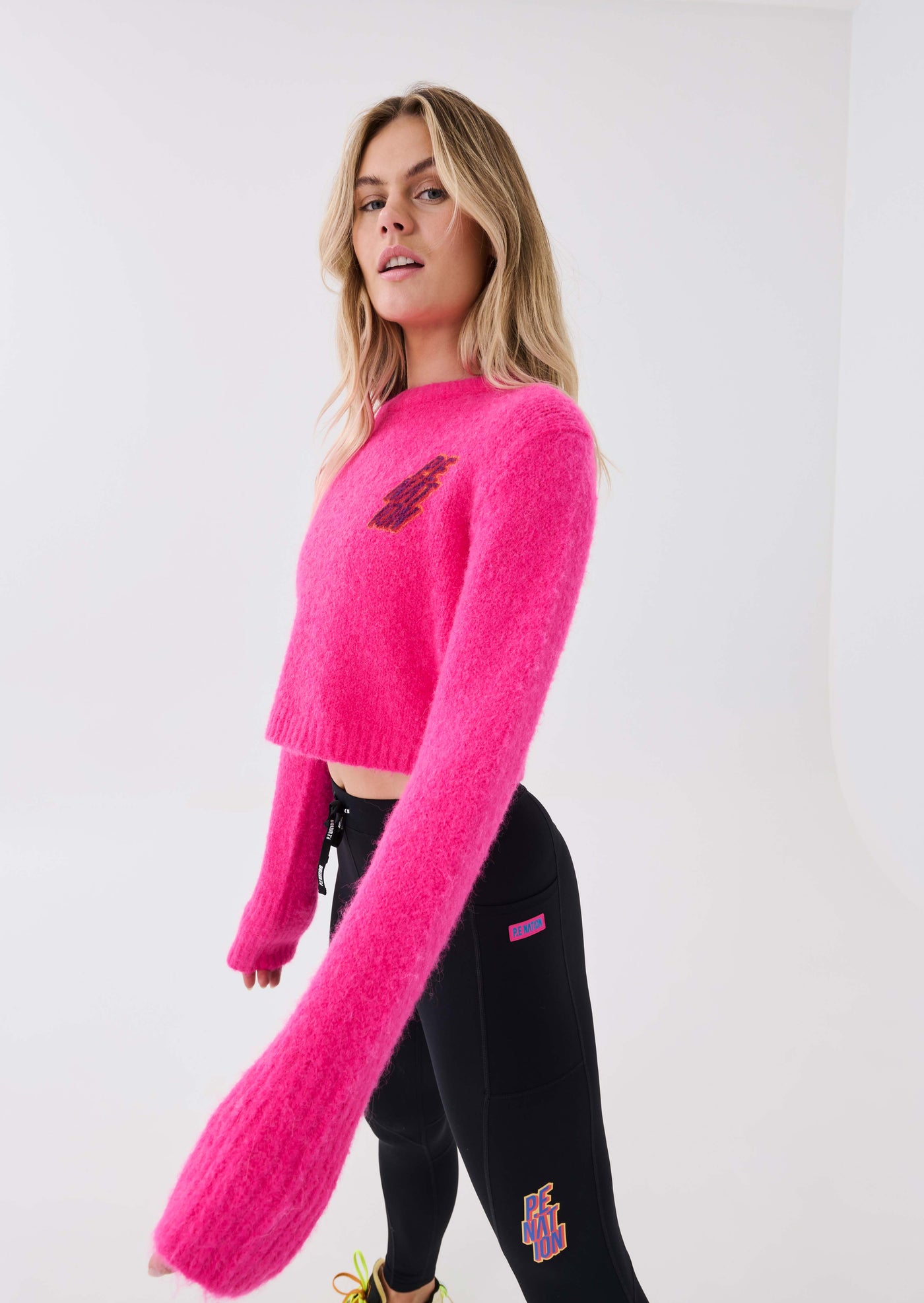 Dondi Knit Sweat Pink Glo P.E Nation