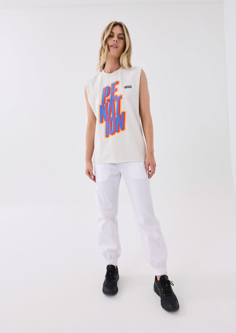 DAZE TANK IN GREY MARL