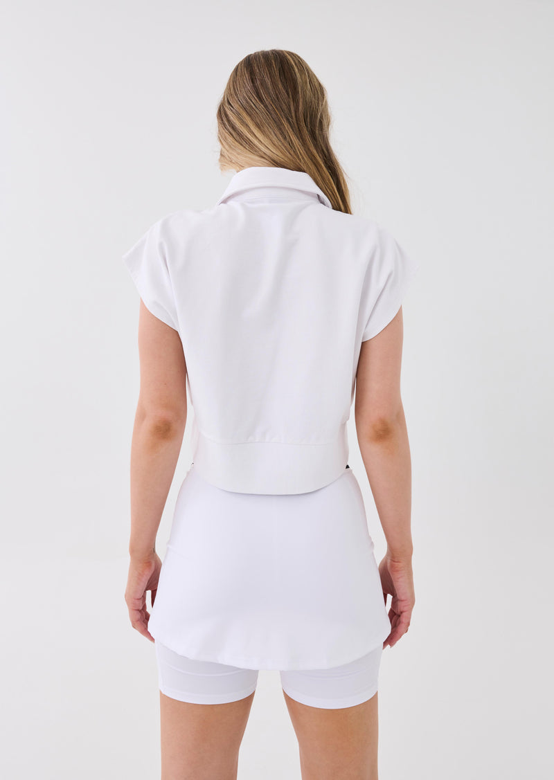 FOLLOW THROUGH TEE IN OPTIC WHITE