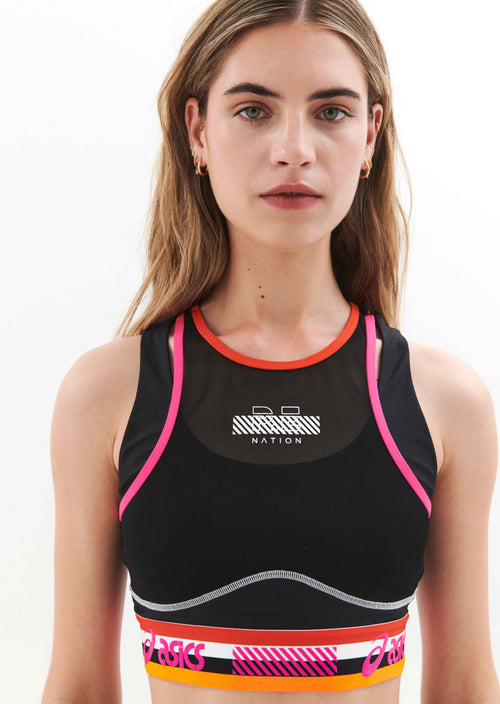 TRACKLITE SPORTS BRA IN BLACK