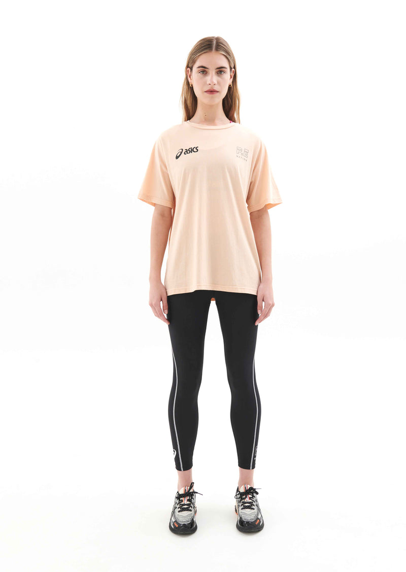 TRACKLITE TEE IN TENDER PEACH
