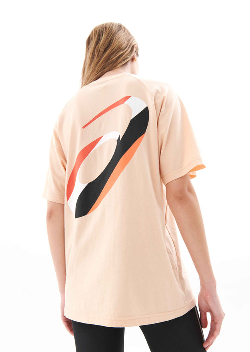 TRACKLITE TEE IN TENDER PEACH
