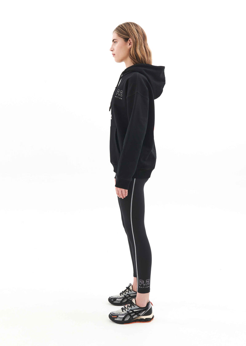 TRACKLITE HOODIE IN BLACK