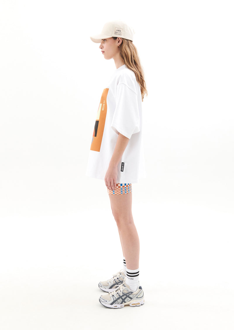 RHODE TEE IN OPTIC WHITE