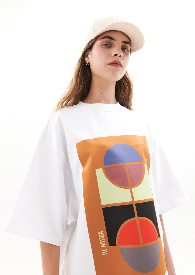 RHODE TEE IN OPTIC WHITE