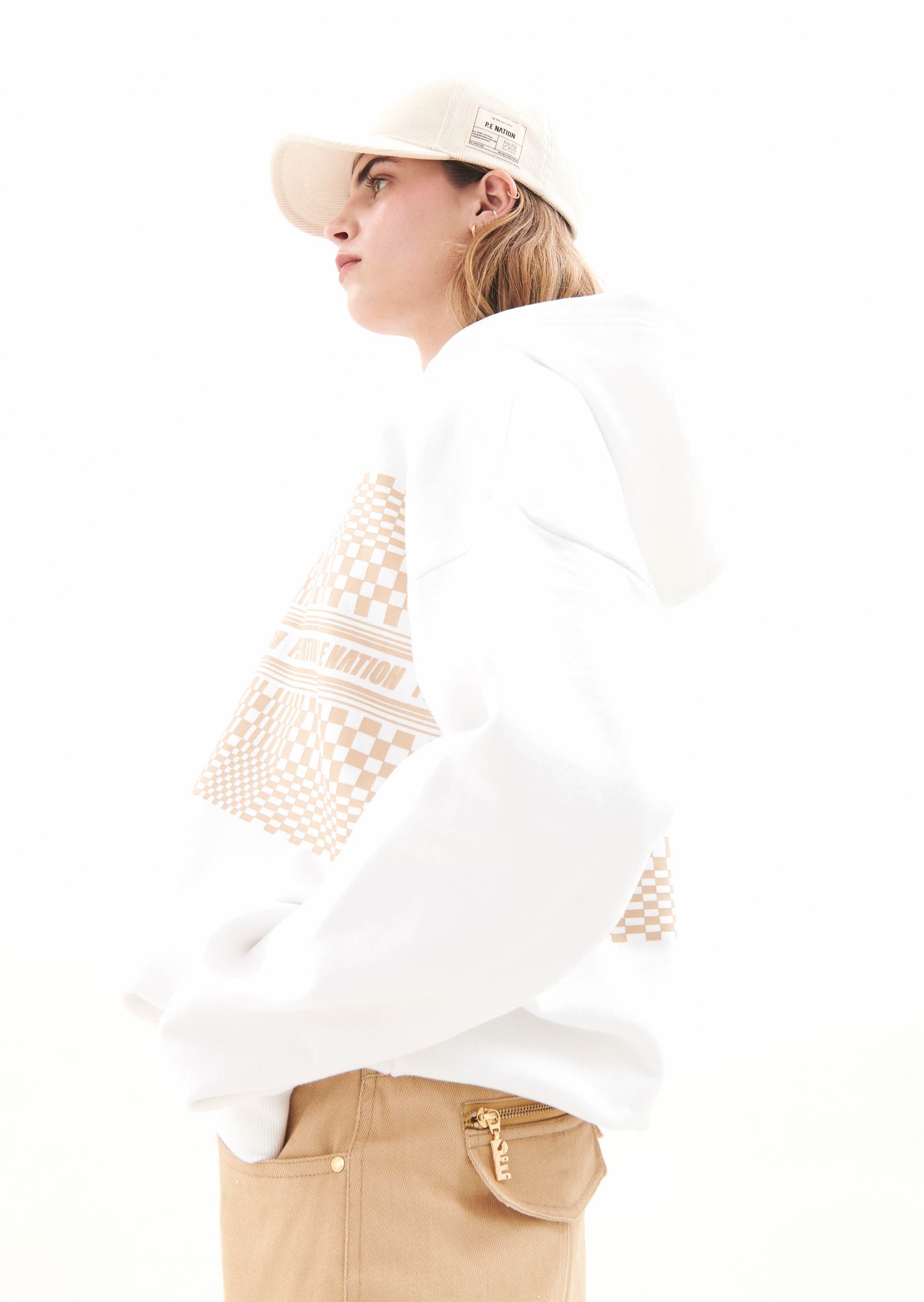 CANYON HOODIE IN OPTIC WHITE