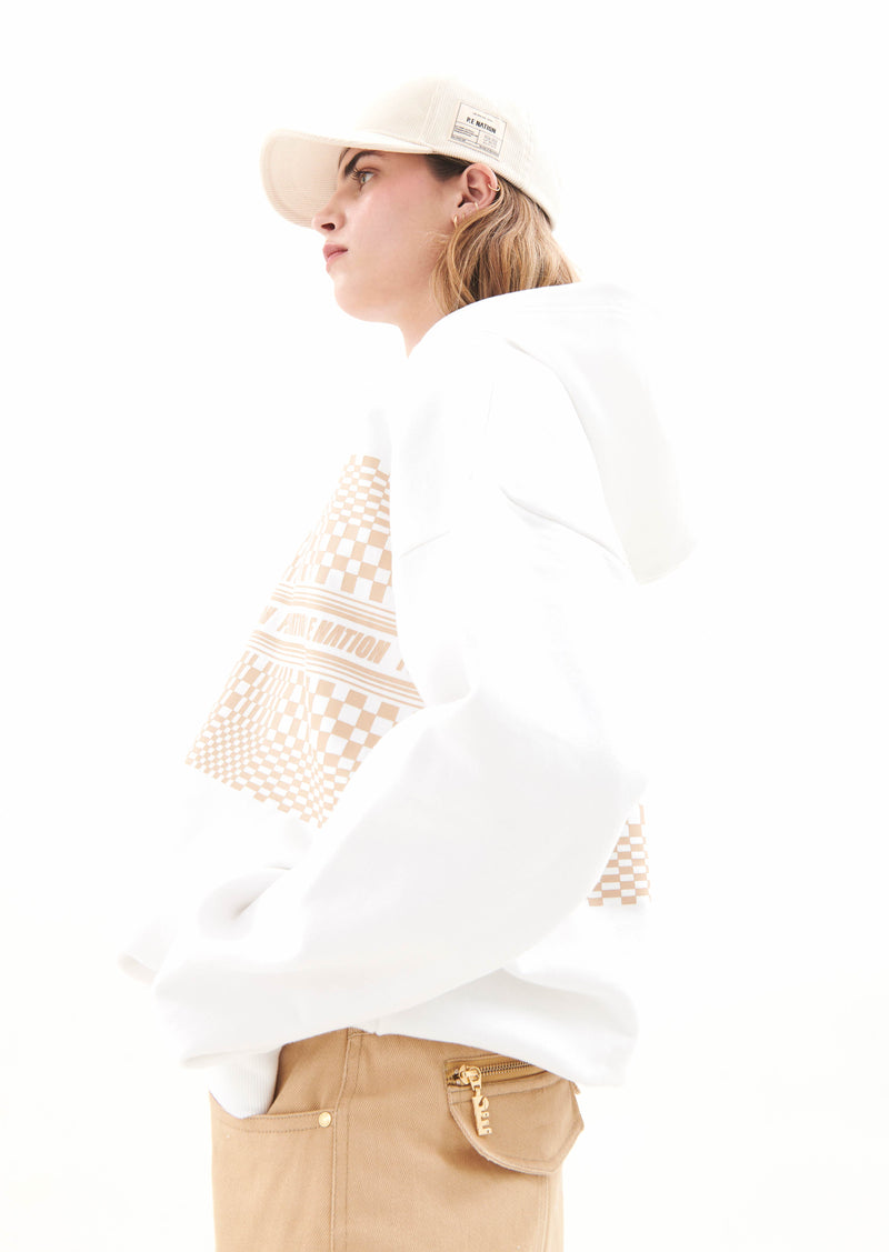CANYON HOODIE IN OPTIC WHITE