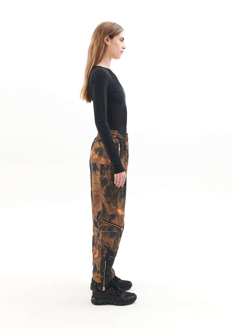 BLOCKHOUSE PANT IN COLLAGE PRINT