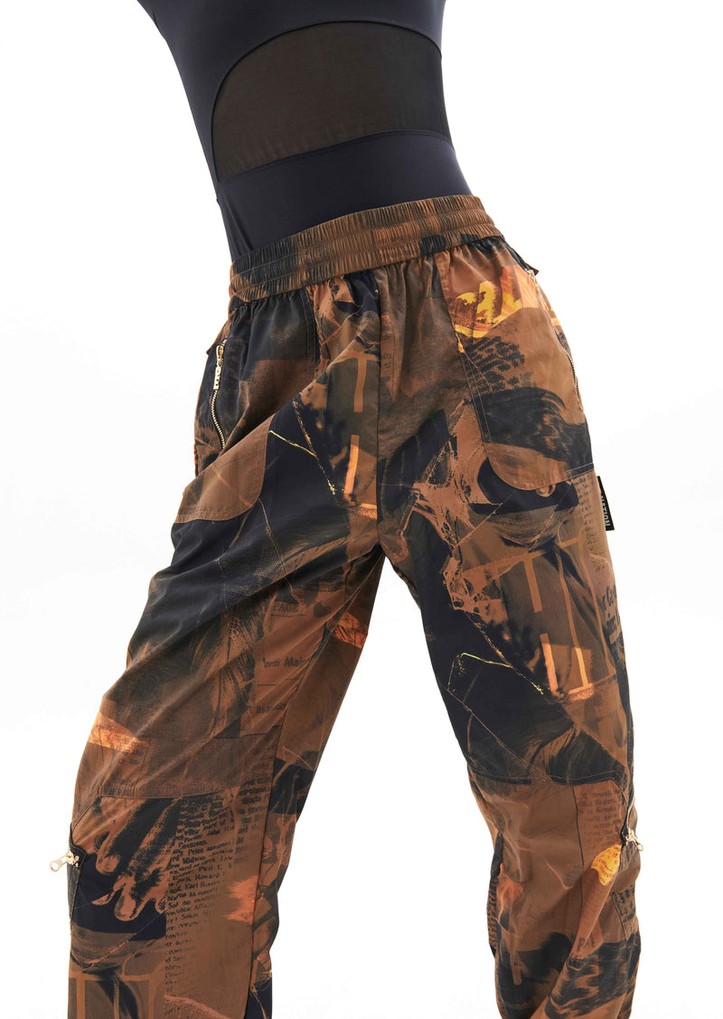 BLOCKHOUSE PANT IN COLLAGE PRINT