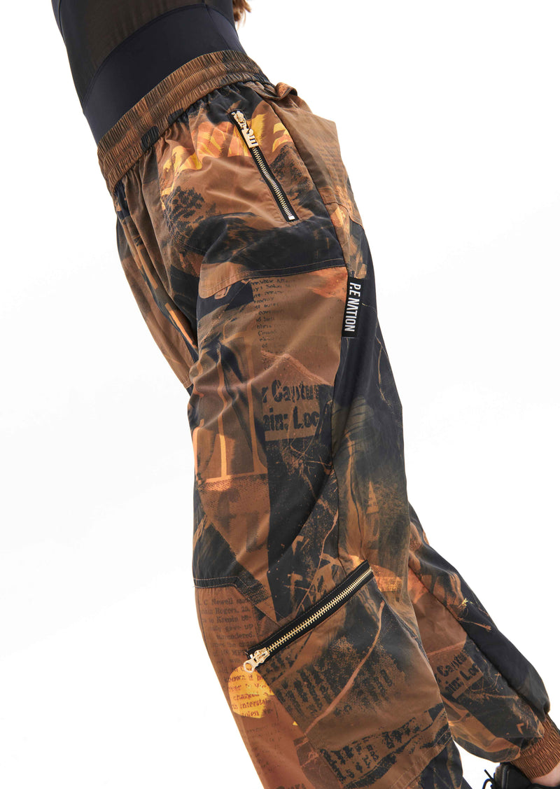 BLOCKHOUSE PANT IN COLLAGE PRINT