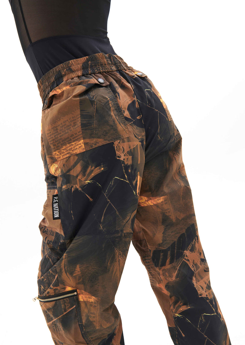 BLOCKHOUSE PANT IN COLLAGE PRINT