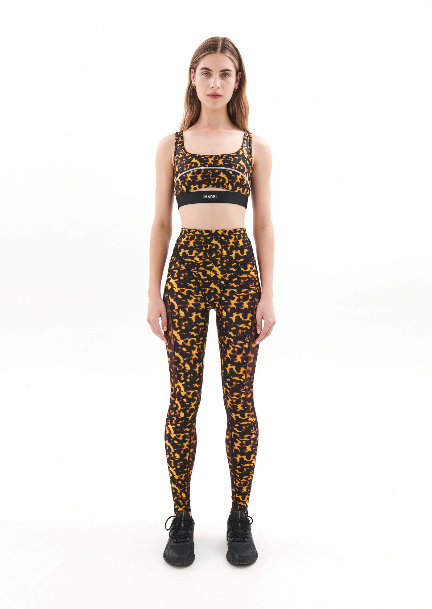 DIGNITY SPORTS BRA IN TORTOISESHELL PRINT