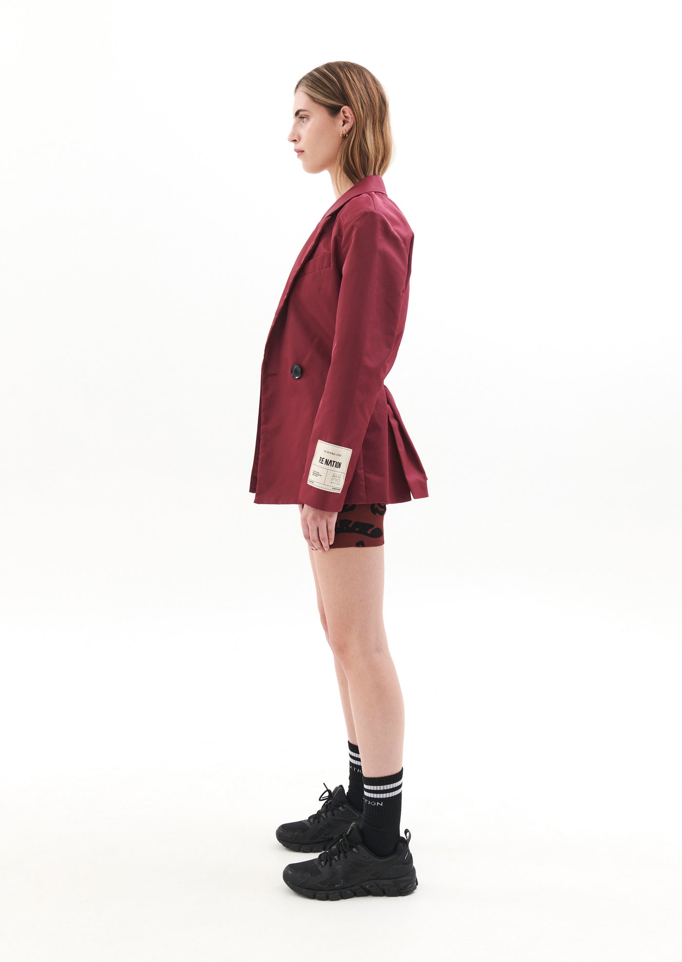 RECONNECT BLAZER IN RUMBA RED