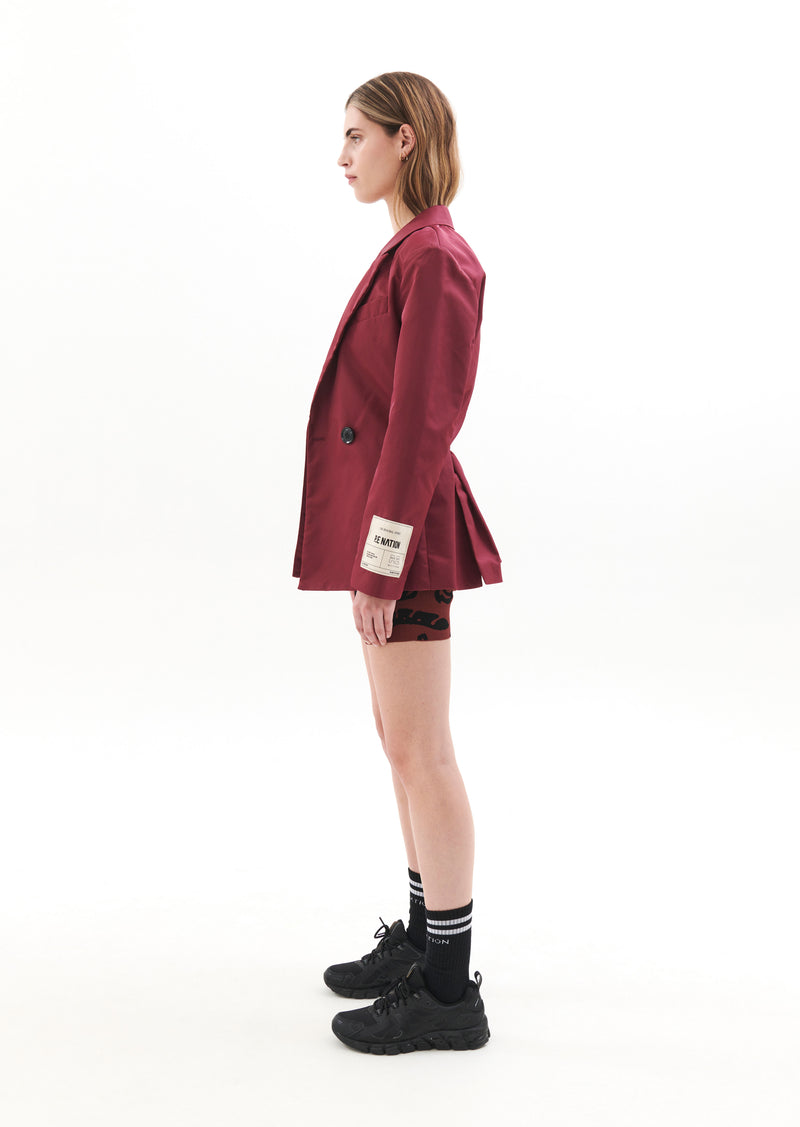 RECONNECT BLAZER IN RUMBA RED