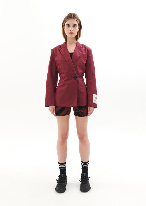 RECONNECT BLAZER IN RUMBA RED