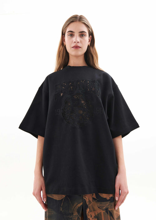 HIGH LINE TEE IN BLACK