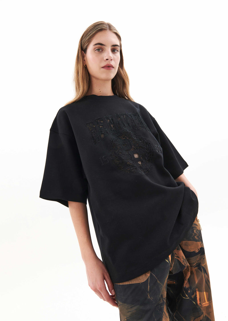 HIGH LINE TEE IN BLACK
