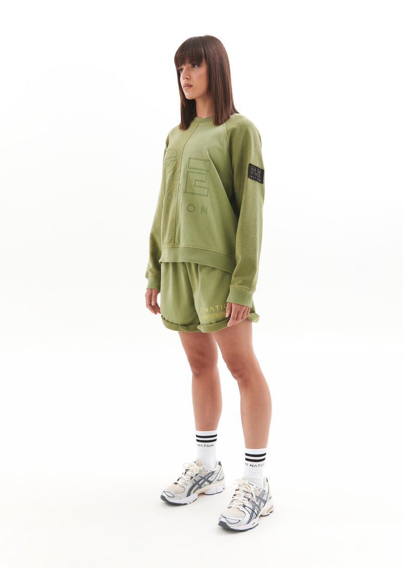 OBSERVATION SWEAT IN SAGE