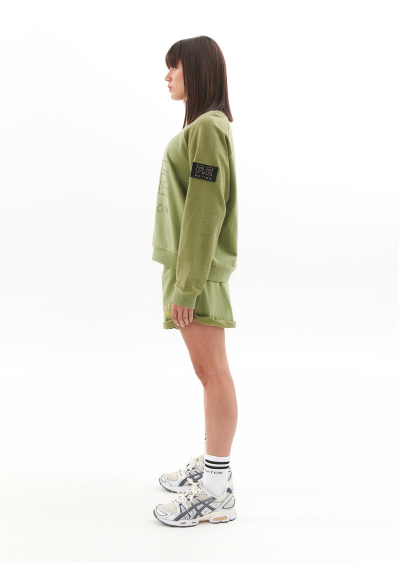 OBSERVATION SWEAT IN SAGE