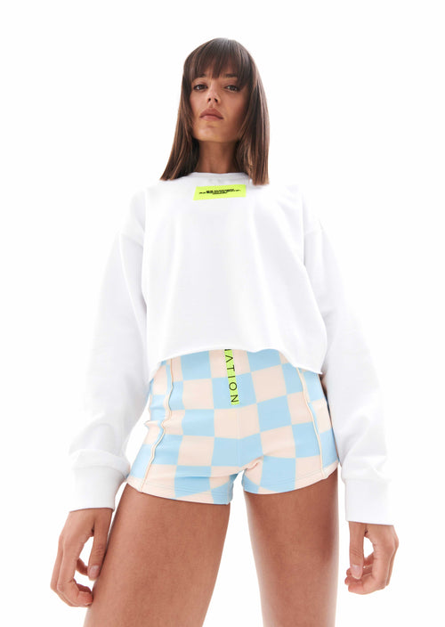 RECREATION SWEAT IN OPTIC WHITE