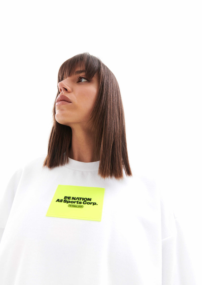 RECREATION SWEAT IN OPTIC WHITE