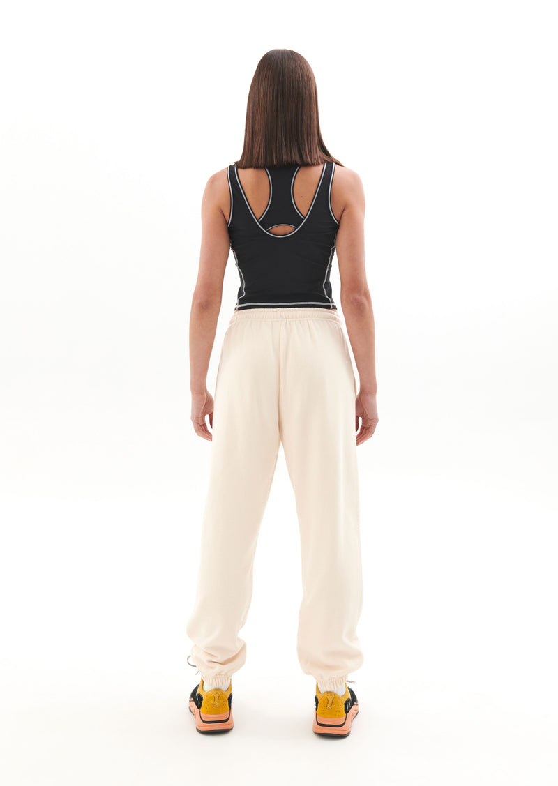 RADICAL TRACKPANT IN PEARLED IVORY