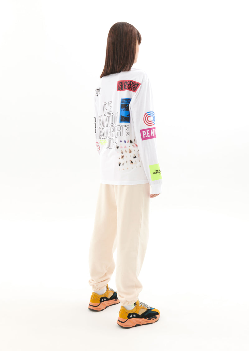 CIRCUIT LS TEE IN OPTIC WHITE