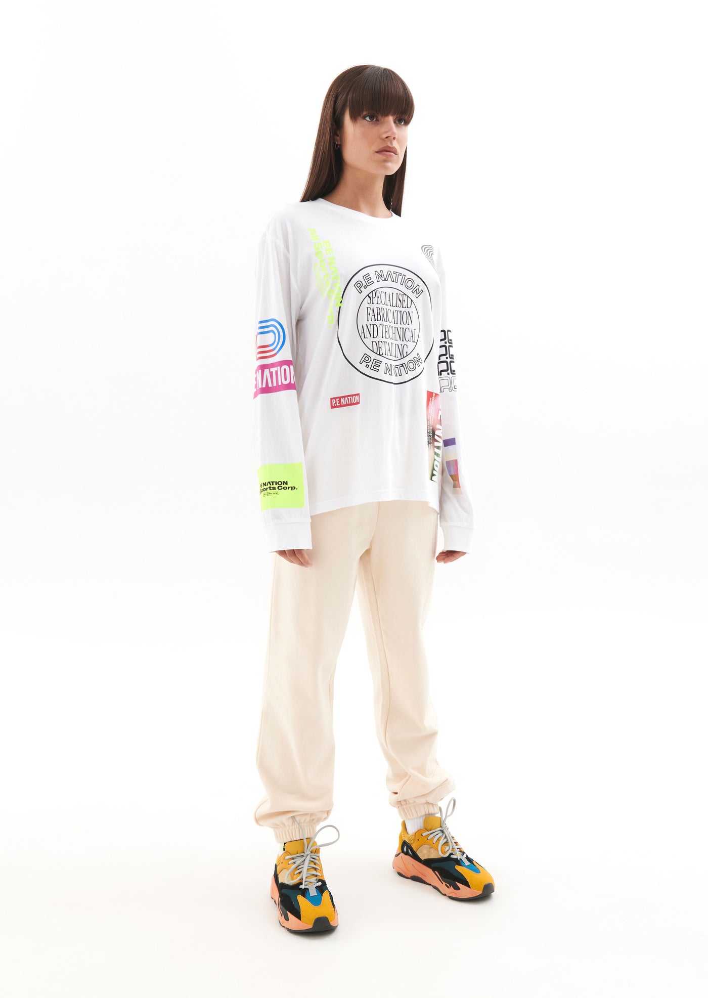 CIRCUIT LS TEE IN OPTIC WHITE