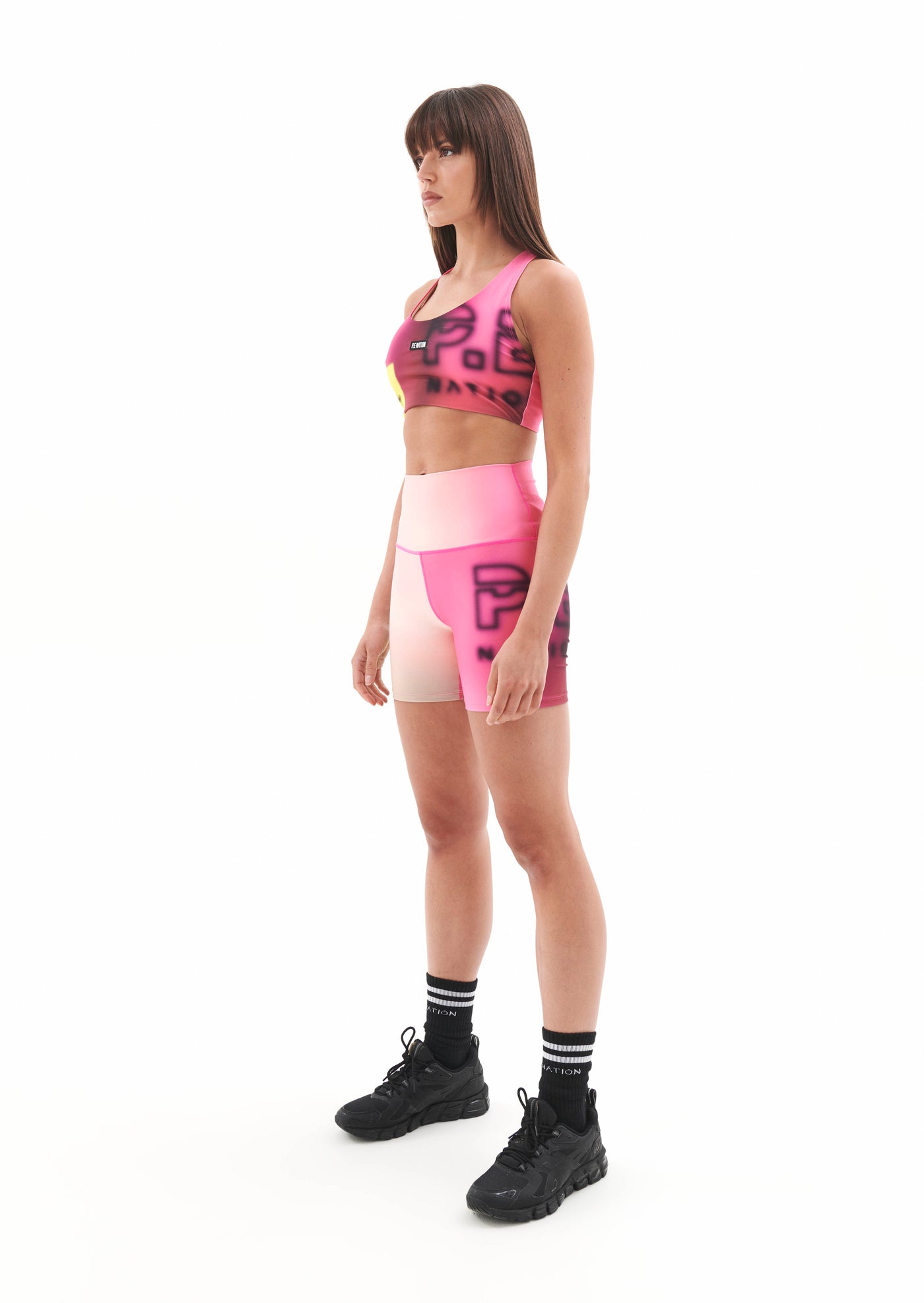 IMMERSION BIKE SHORT IN BLUR PRINT