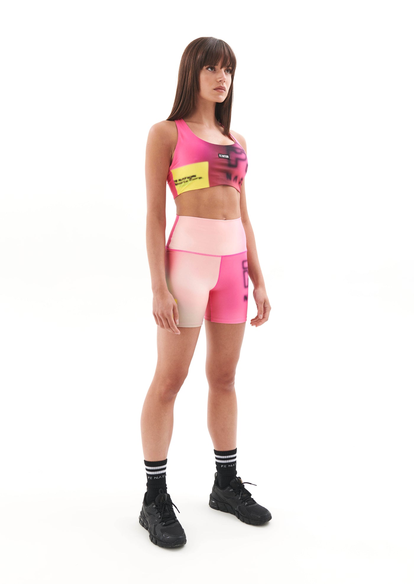 IMMERSION BIKE SHORT IN BLUR PRINT