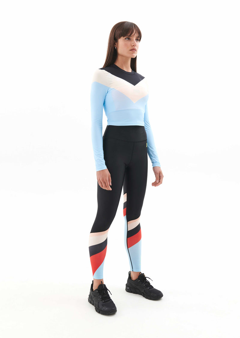 ROLL SHOT LEGGING IN BLACK