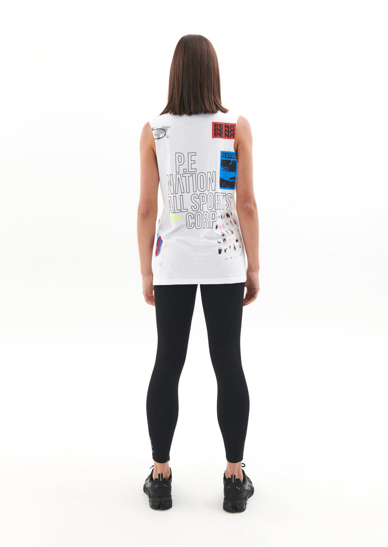 CIRCUIT TANK IN OPTIC WHITE